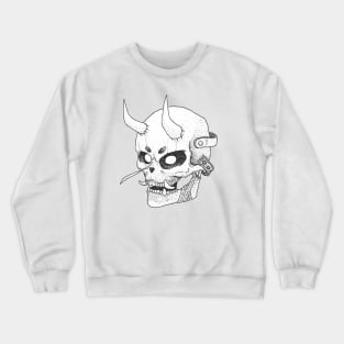 Tengu Skull Mask Crewneck Sweatshirt